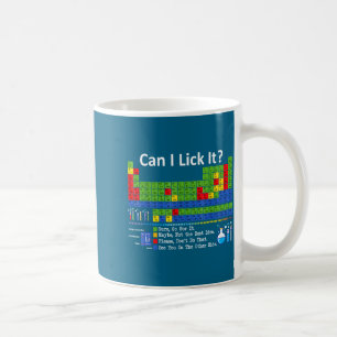 Kann ich es Periodensystem Chart Wissenschaftslehr Kaffeetasse