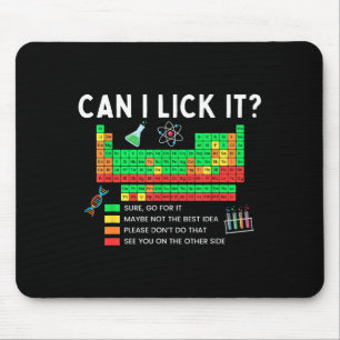 Kann ich es Periodensystem Chart Wissenschaftslehr Mousepad