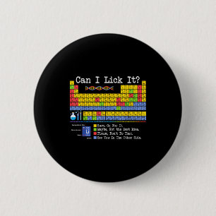 Kann ich es Periodensystem Leckere Chemie Lehrer l Button