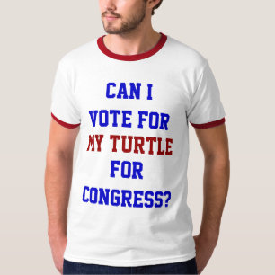 Kann ich für meinen Schildkröten-Kongress abstimme T-Shirt
