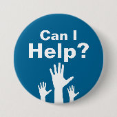 Kann ich helfen, die erhöhte Hand-Taste Button (Vorderseite)