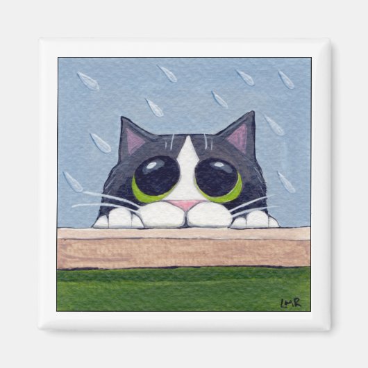 Kann ich hereinkommen? - Cat Magnet (Vorne)