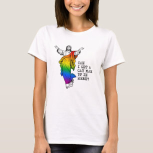 Kann ich hier einen schwulen Mann bekommen T-Shirt