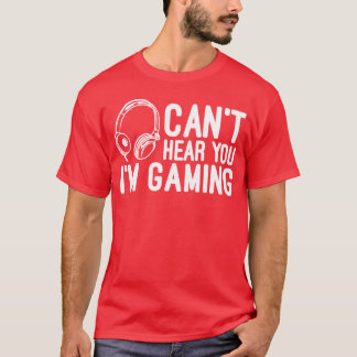 Kann ich hören, dass ich den Videospiel-Headset-Vi T-Shirt