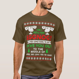 Kann ich Ihren Weihnachtsurlaub der Familie Eggnog T-Shirt