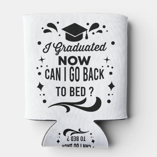 Kann ich jetzt nach meinem Abitur zurück ins Bett Dosenkühler (Rückseite)