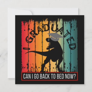 Kann ich jetzt wieder ins Bett gehen? Einladung