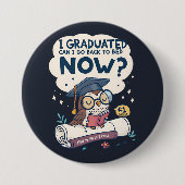 Kann ich jetzt wieder zu Bett gehen? Button (Vorderseite)