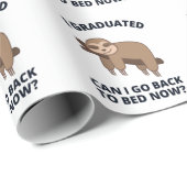 Kann ich jetzt wieder zu Bett gehen? Geschenkpapier (Rolleneckpunkt)