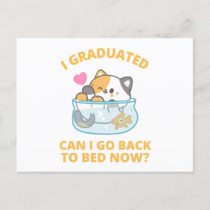 Kann ich jetzt wieder zu Bett gehen? Postkarte
