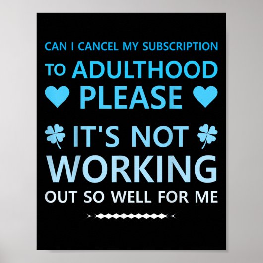 Kann ich mein Abonnement so gut abbrechen, wie es  Poster (Vorne)