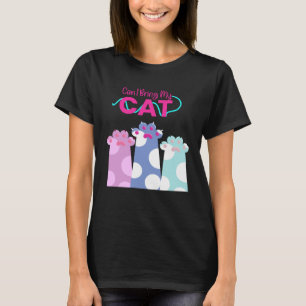 Kann ich meine Katze Zehenbohnen Katze Kätzchen T-Shirt