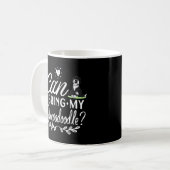 Kann ich meine Sheepadoodle mitbringen? Kaffeetasse (Vorderseite Links)