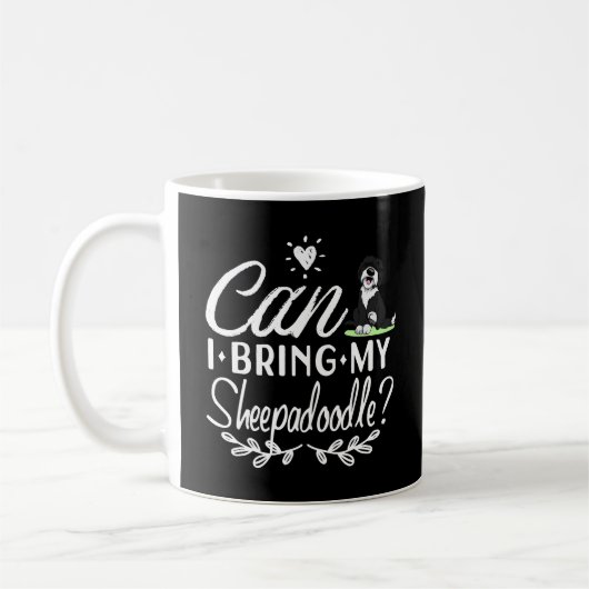 Kann ich meine Sheepadoodle mitbringen? Kaffeetasse (Links)