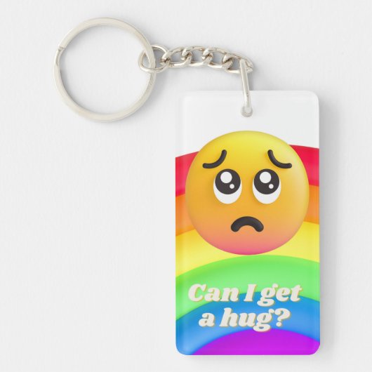 Kann ich mich umarmen? schlüsselanhänger (Vorderseite)