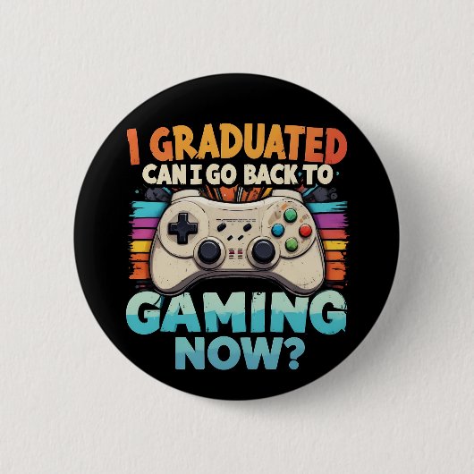 Kann ich mit meinem Abitur wieder zum Gaming-Gamer Button (Vorderseite)