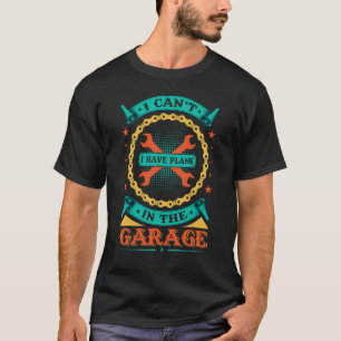 Kann ich Pläne im Garagen-Automechaniker haben T-Shirt