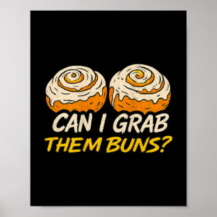 Kann ich sie Buns_ (auf der Rückseite) lustigen er Poster