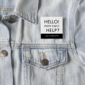 Kann ich Wohltätigkeit Event Volunteer individuell Button (Beispiel)