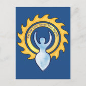 Kann Ihre Geist-Glanz-hell Göttin Postkarte (Vorderseite)