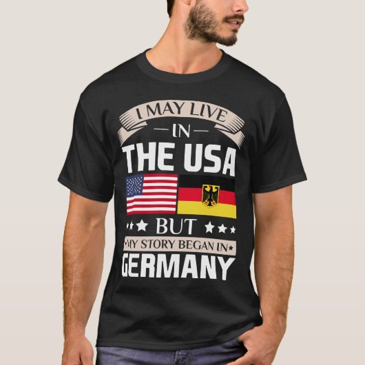 Kann in USA-Geschichte leben anfing im T-Shirt (Vorderseite)