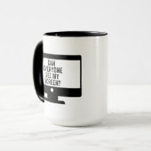 Kann jeder meinen Bildschirm sehen? Fantastisches  Tasse (Vorderseite Links)