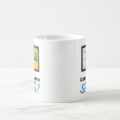 Kann jeder meinen Bildschirm sehen? Funny Virtual Kaffeetasse (Mittel)
