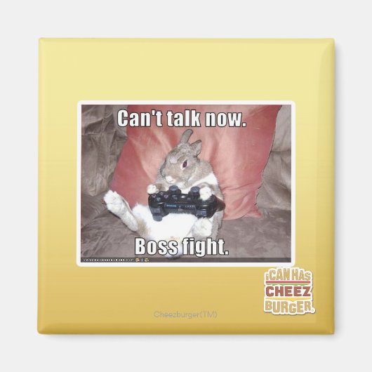 Kann jetzt nicht reden, Bosskampf. Magnet (Vorne)