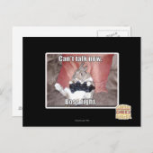 Kann jetzt nicht reden, Bosskampf. Postkarte (Vorne/Hinten)