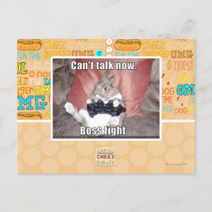 Kann jetzt nicht reden, Bosskampf. Postkarte