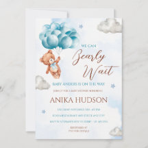 Kann kaum warten Baby Shower Einladung