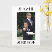 KANN KEIN BESTES FREUND VERHEIRATET=WEDDING-SPASS  KARTE (Gelbe Blume)