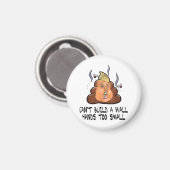 Kann keine Wandhandschuhe zu kleine lustige Tromme Magnet (Vorderseite/Rückseite)