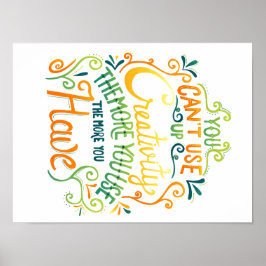 Kann Kreativität nicht nutzen Poster