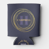 Kann kühlen - Goldene Kreise Dosenkühler (Vorderseite)