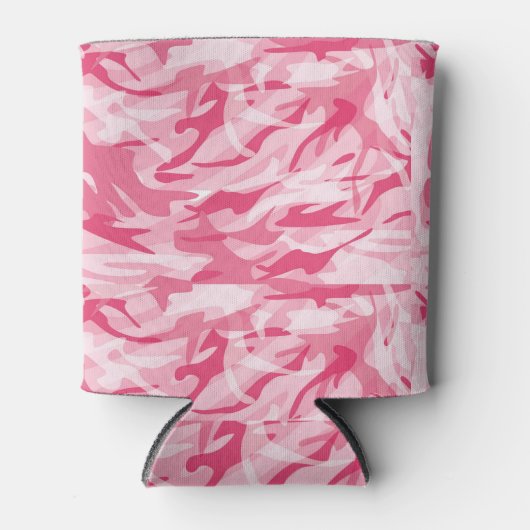 Kann kühlrosa Camouflage Dosenkühler (Vorderseite)