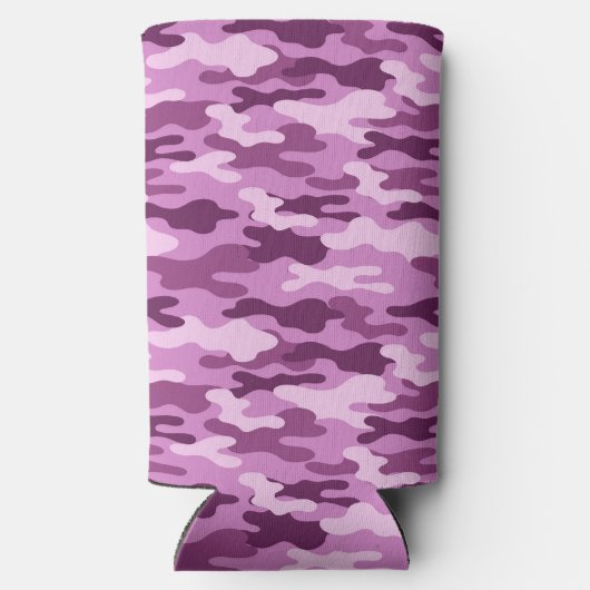 Kann kühlrosa Camouflage Selters Dosenkühler (Rückseite)