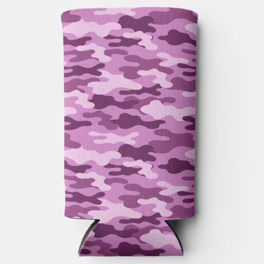 Kann kühlrosa Camouflage Selters Dosenkühler (Vorderseite)