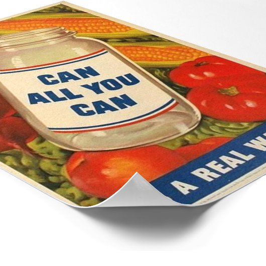 "Kann man alles, was man kann - das ist ein echter Poster (Ecke)