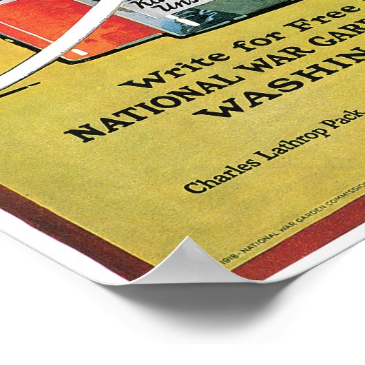 Kann man auch Gemüse, Obst und den Kaiser trinken? Poster (Ecke)