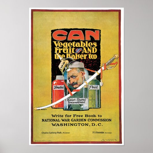 Kann man auch Gemüse, Obst und den Kaiser trinken? Poster (Vorne)