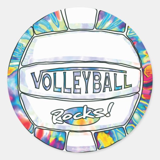 Kann man die IT-Gefärbte Krawatte ändern? Runder Aufkleber (Vorderseite)