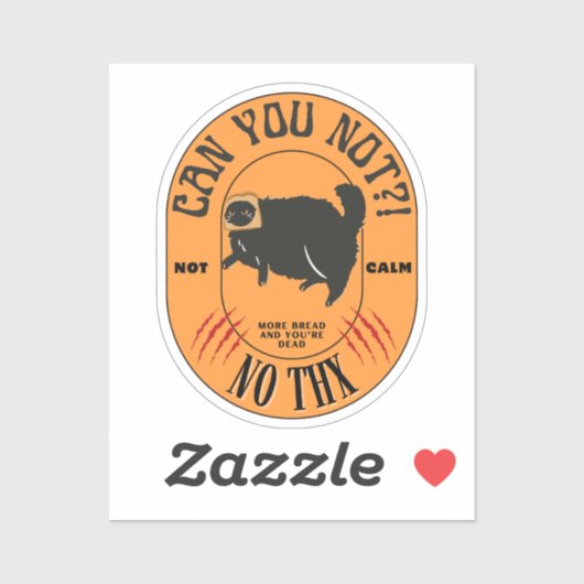 Kann man nicht aufkleber (Blatt)