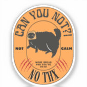 Kann man nicht aufkleber (Vorderseite)