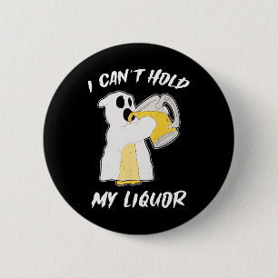 Kann mein Flüssigkeits Geist Halloween Bier nicht Button