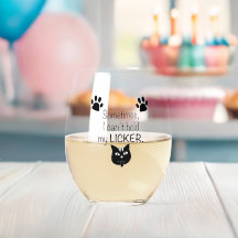 Kann mein Licker Cat, Punny Cat Sprichwort nicht h