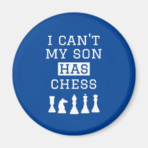 Kann mein Sohn keinen witzigen Schach-Vater haben? Magnet