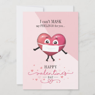 Kann meine Gefühle nicht fragen, wie Valentinstag- Feiertagskarte