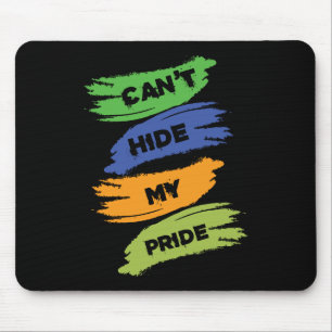 Kann meinen Stolz nicht verbergen LGBTQ GAY PR Mousepad