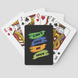 Kann meinen Stolz nicht verbergen   LGBTQ   GAY PR Spielkarten